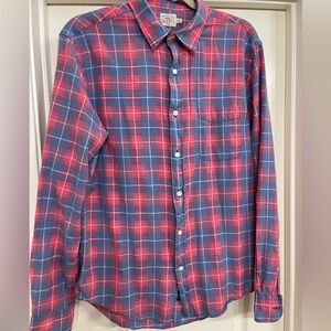 Faherty Button-Down Shirt | Y2K | Soft Lightweight Flannel | Medium